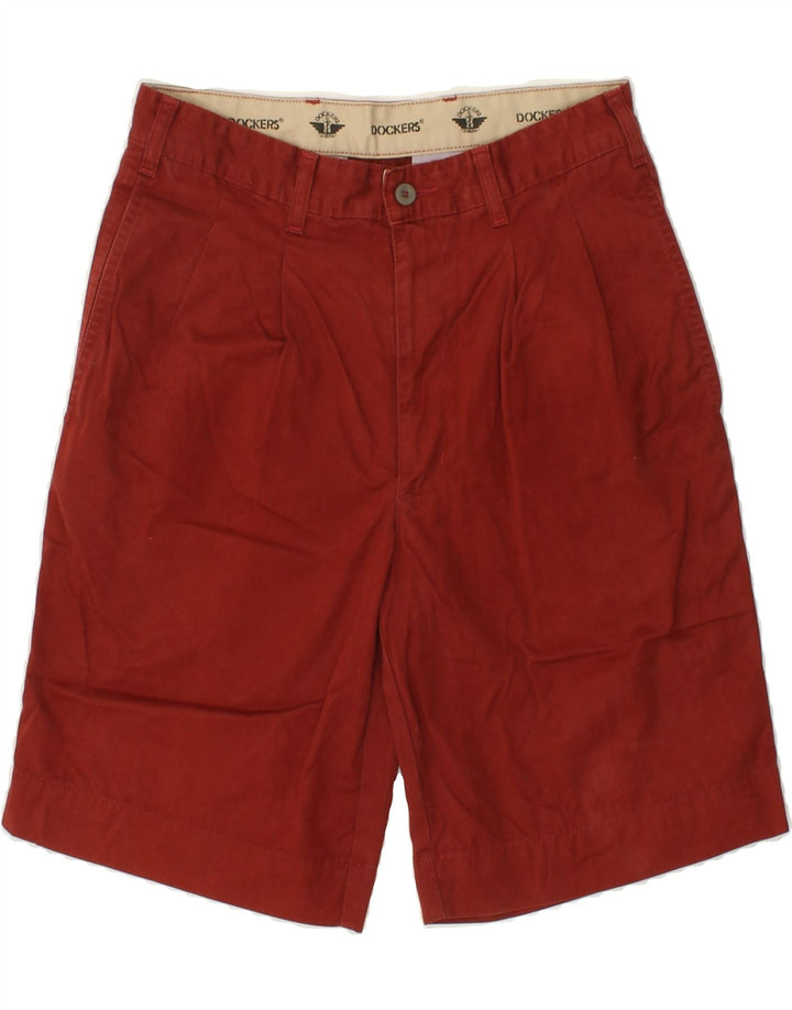DOCKERS Mens Chino Shorts W31 Medium Red Cotton Vintage Dockers and Second-Hand Dockers from Messina Hembry 