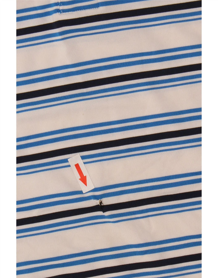 Polo Under Armour Hombre XL Poliéster A Rayas Blanco