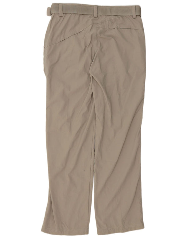 Adidas Pantalones chinos rectos gráficos para hombre medianos W32 L32 poliéster gris