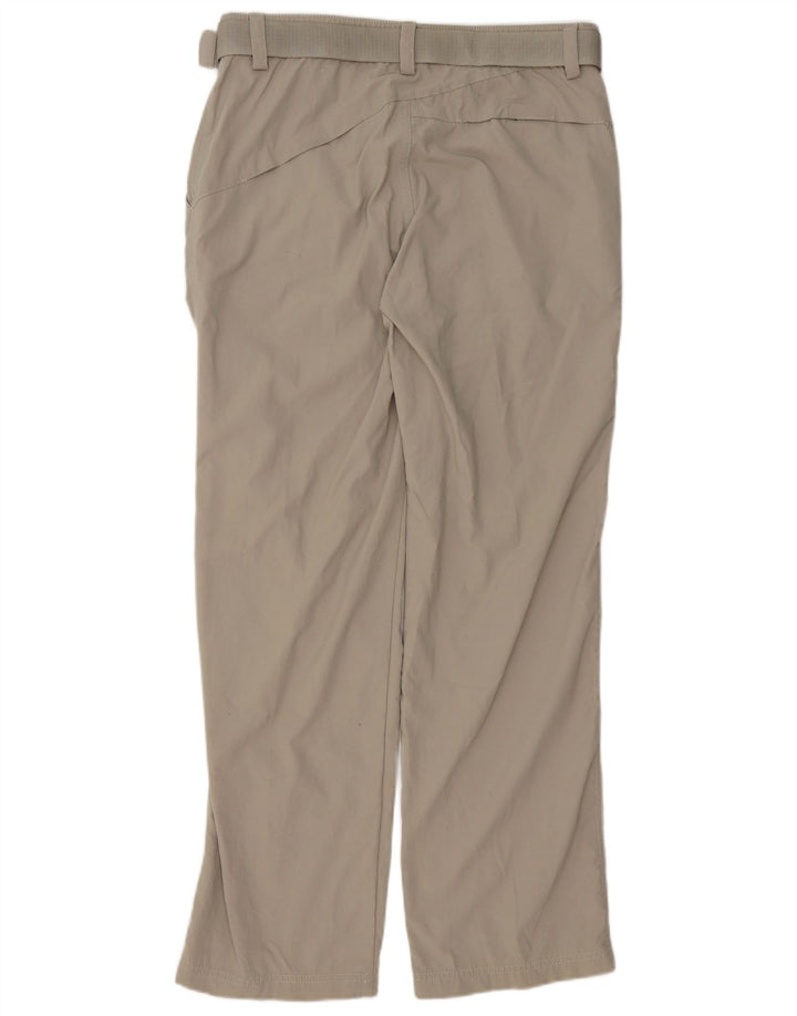 Adidas Pantalones chinos rectos gráficos para hombre medianos W32 L32 poliéster gris