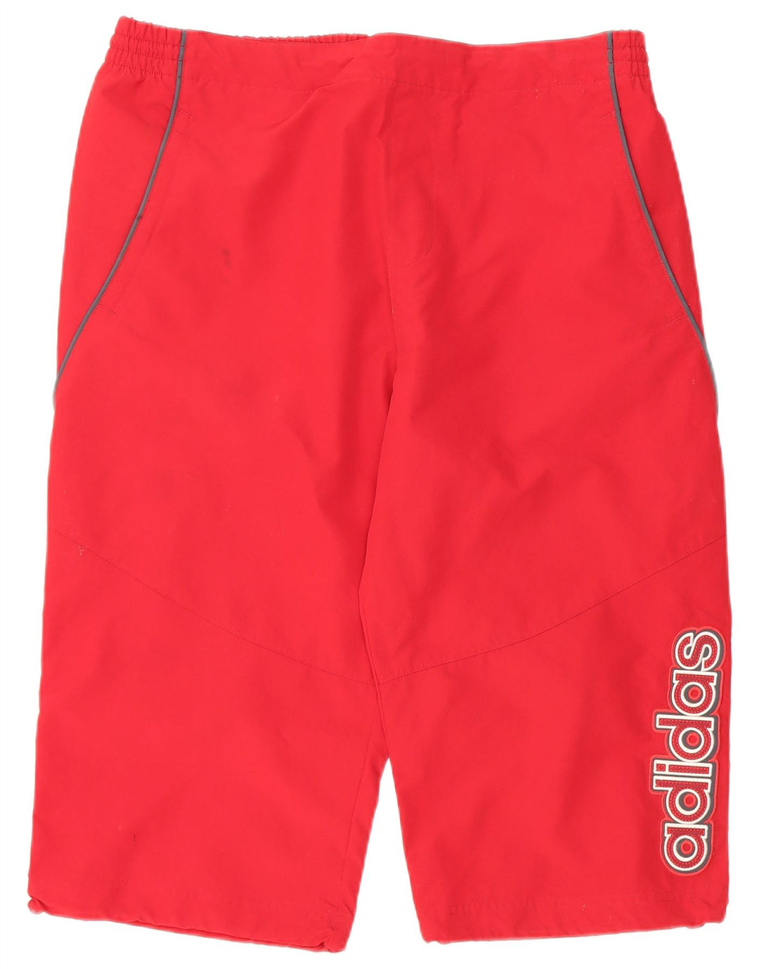 ADIDAS Bermudas gráficas para hombre Pantalones cortos deportivos Poliéster rojo grande