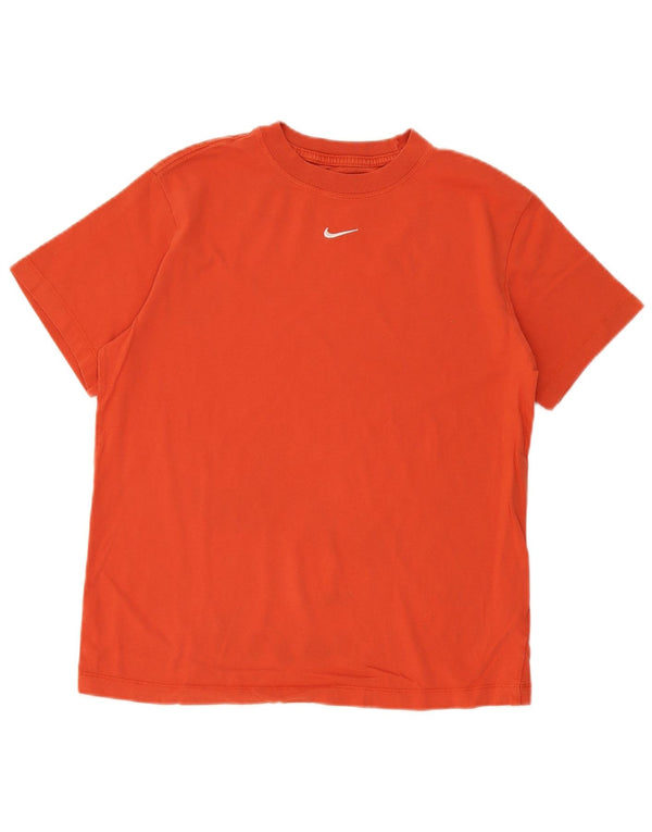 Nike - Camiseta holgada para hombre, talla XS, algodón naranja
