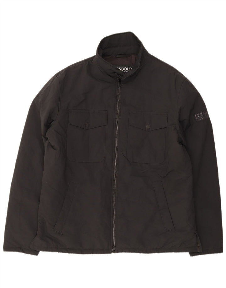 Barbour Chaqueta cortavientos para hombre Reino Unido 40 Grande Negro