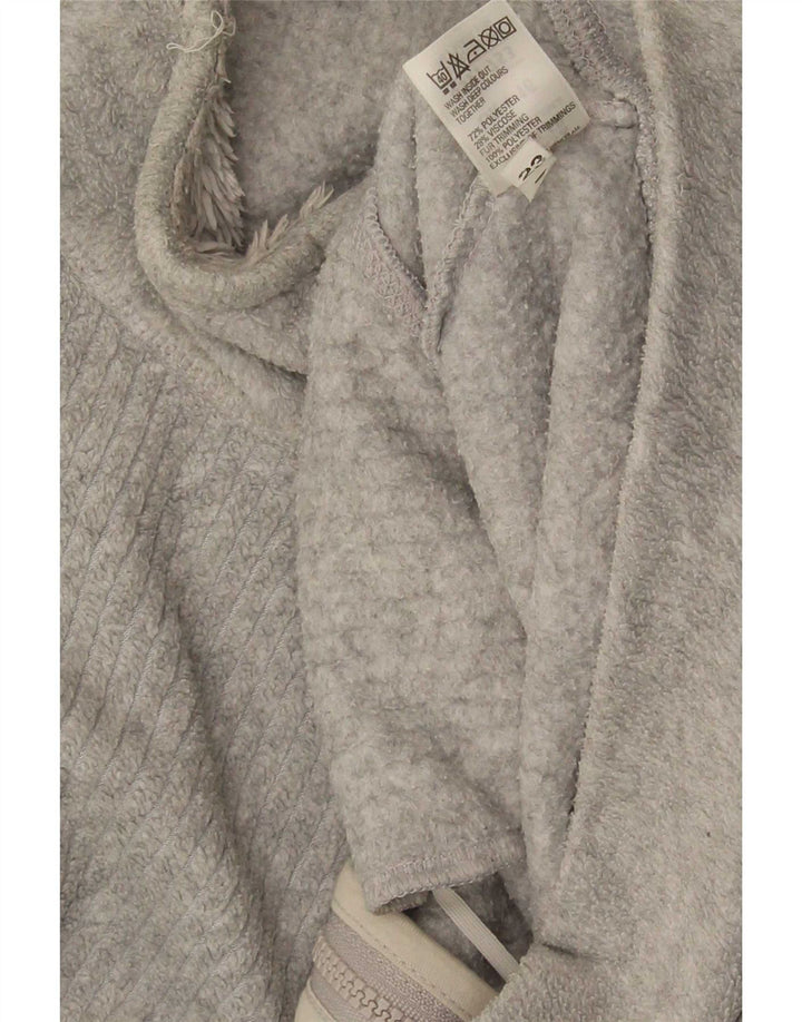 Marks & Spencer Chaqueta polar para mujer UK 46 Poliéster gris grande