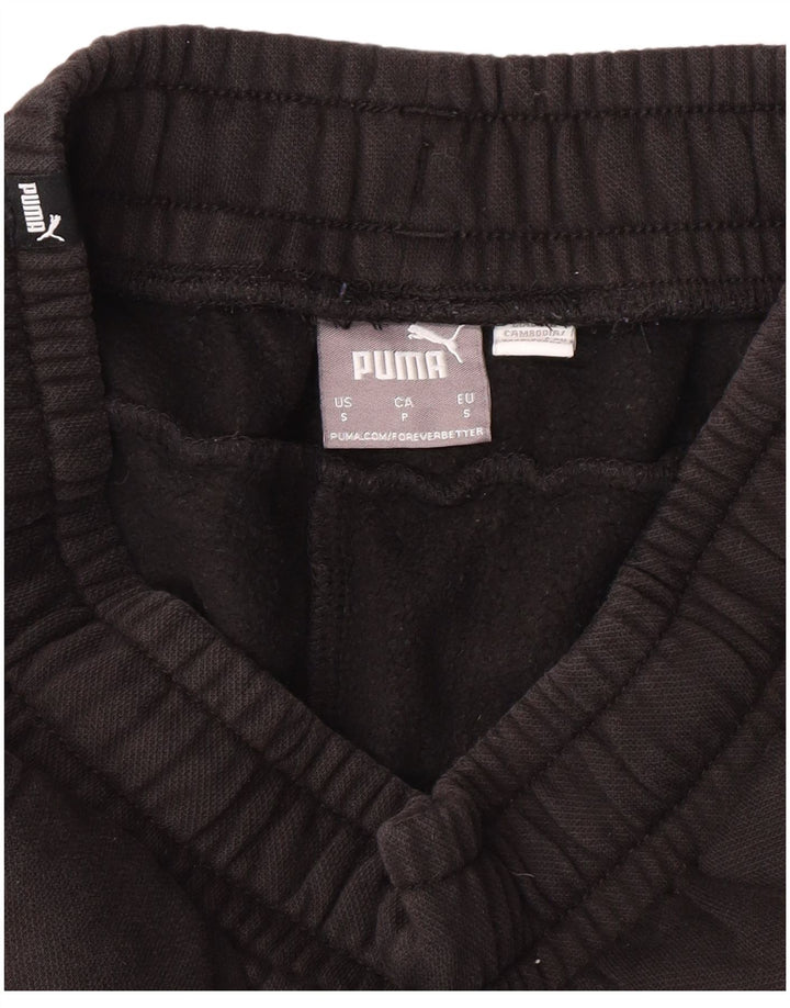 Puma Mujer Chándal Pantalones Joggers UK 10 Small Negro