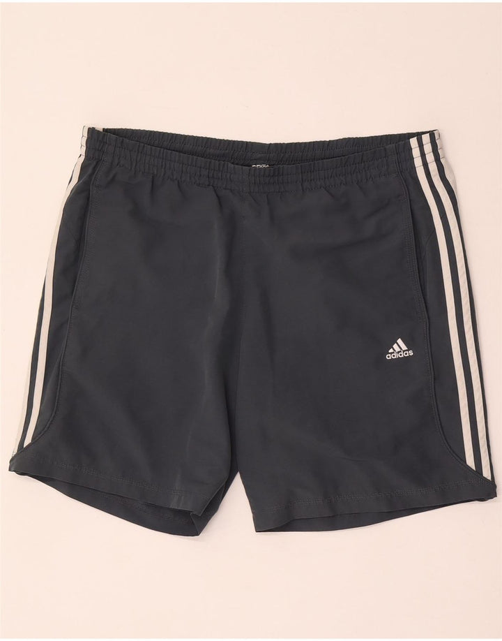 Adidas Mens Climalite Sport Shorts Gris Medio Poliéster