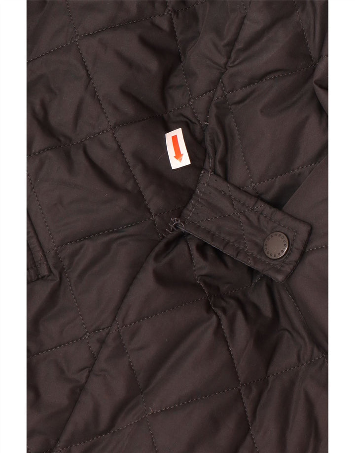 BARBOUR Chaqueta acolchada para hombre UK 36 Small Poliéster negro