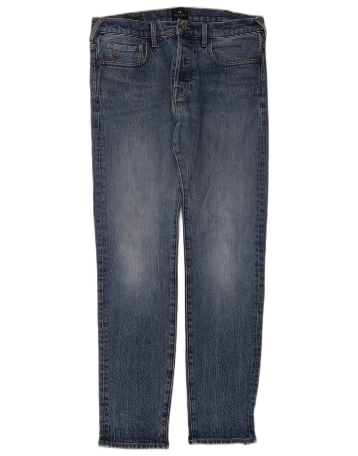 Vaqueros ajustados para hombre Paul Smith W32 L30 Algodón azul