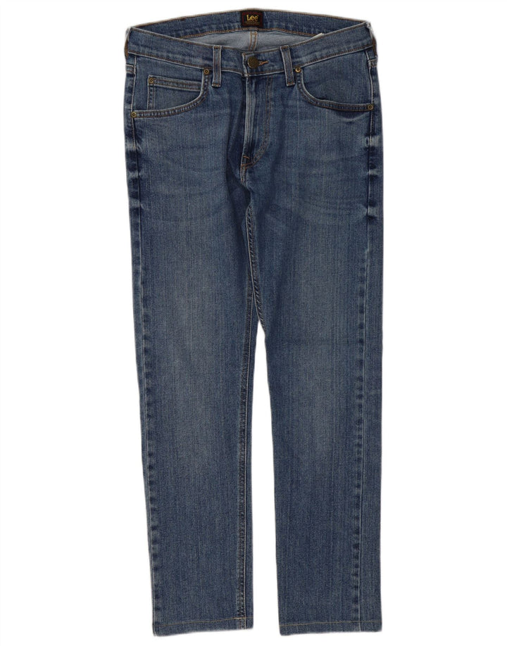 Vaqueros Lee Luke Slim para Hombre W30 L27 Algodón Azul