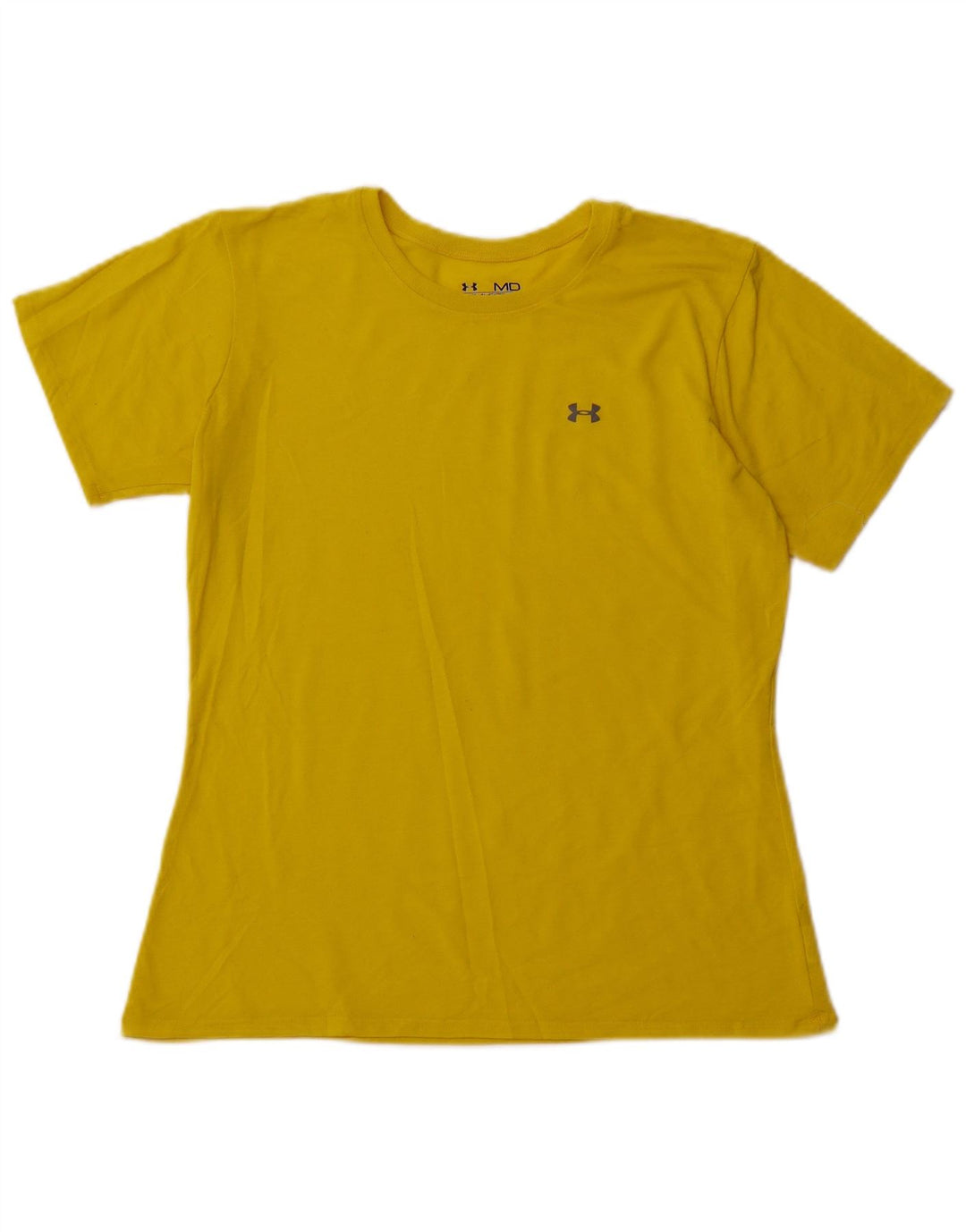 Under Armour Camiseta para mujer Top UK 12 Medio Amarillo Poliéster