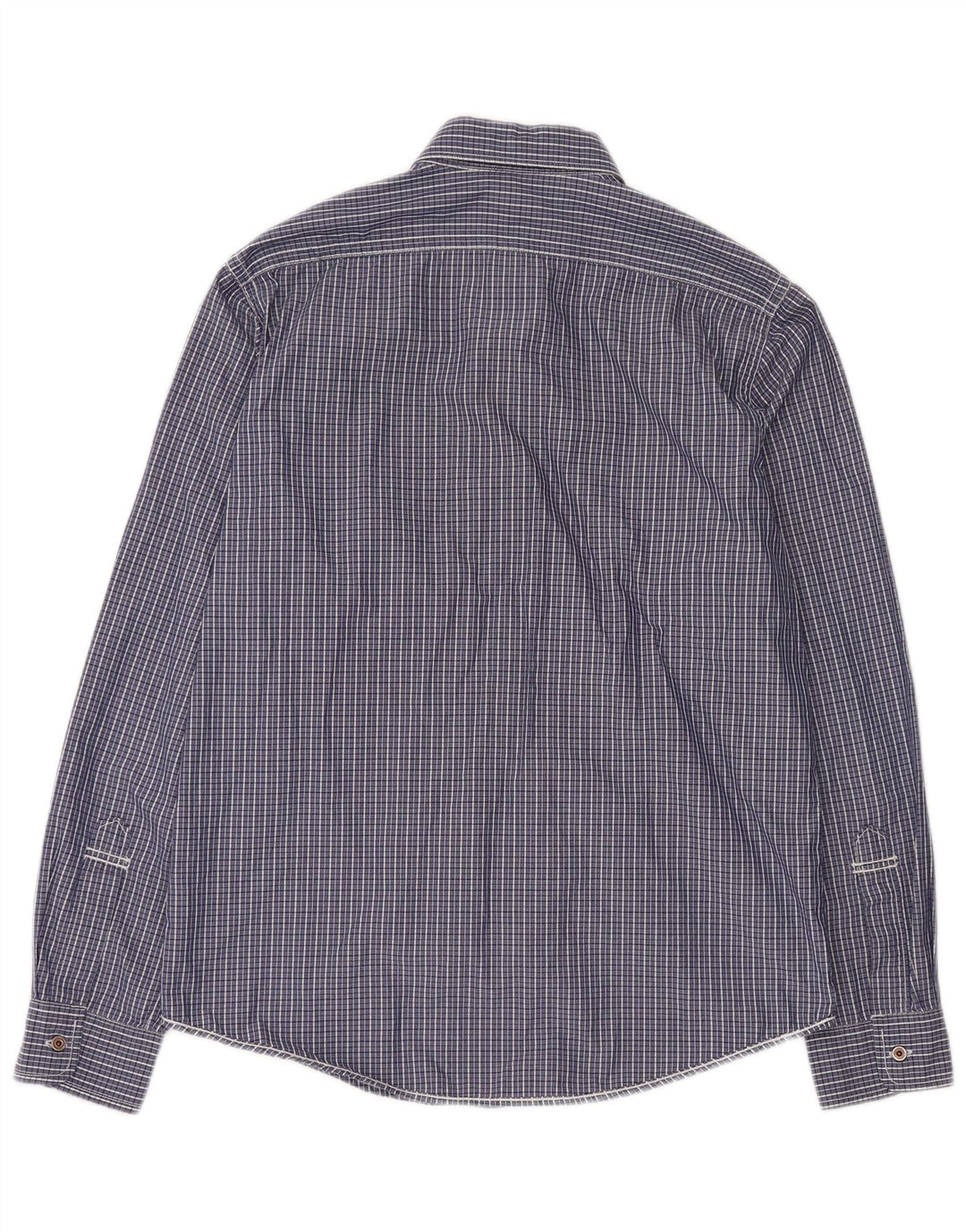 Camisa RALPH LAUREN Hombre Algodón Vichy Azul Medio