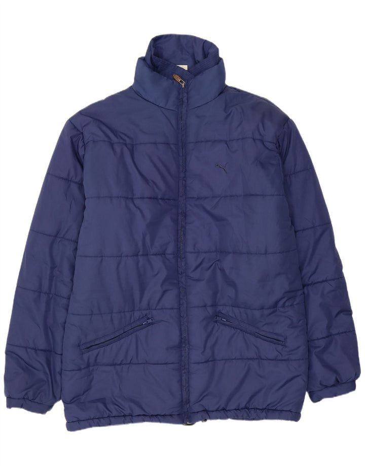 Puma Chaqueta acolchada para hombre UK 40 Large Poliamida azul marino