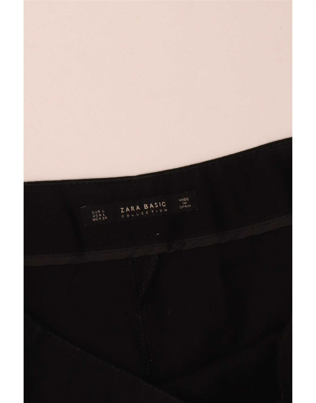 Zara Mujer Hot Pants Grande W30 Negro