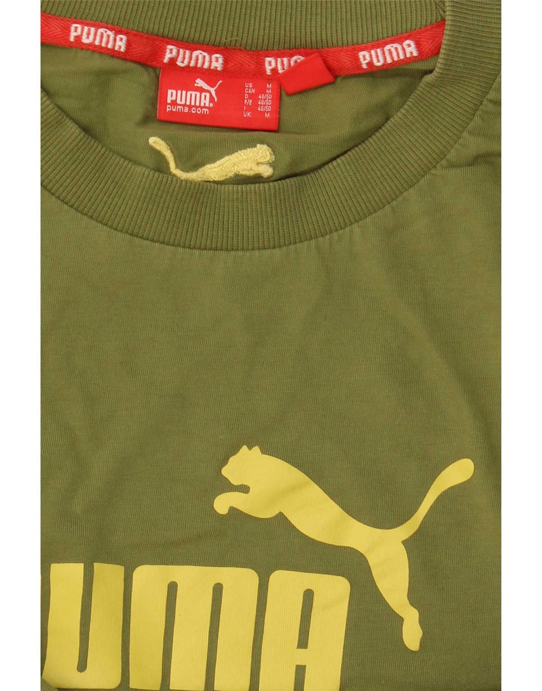 Camiseta Puma Graphic Top Verde Medio |