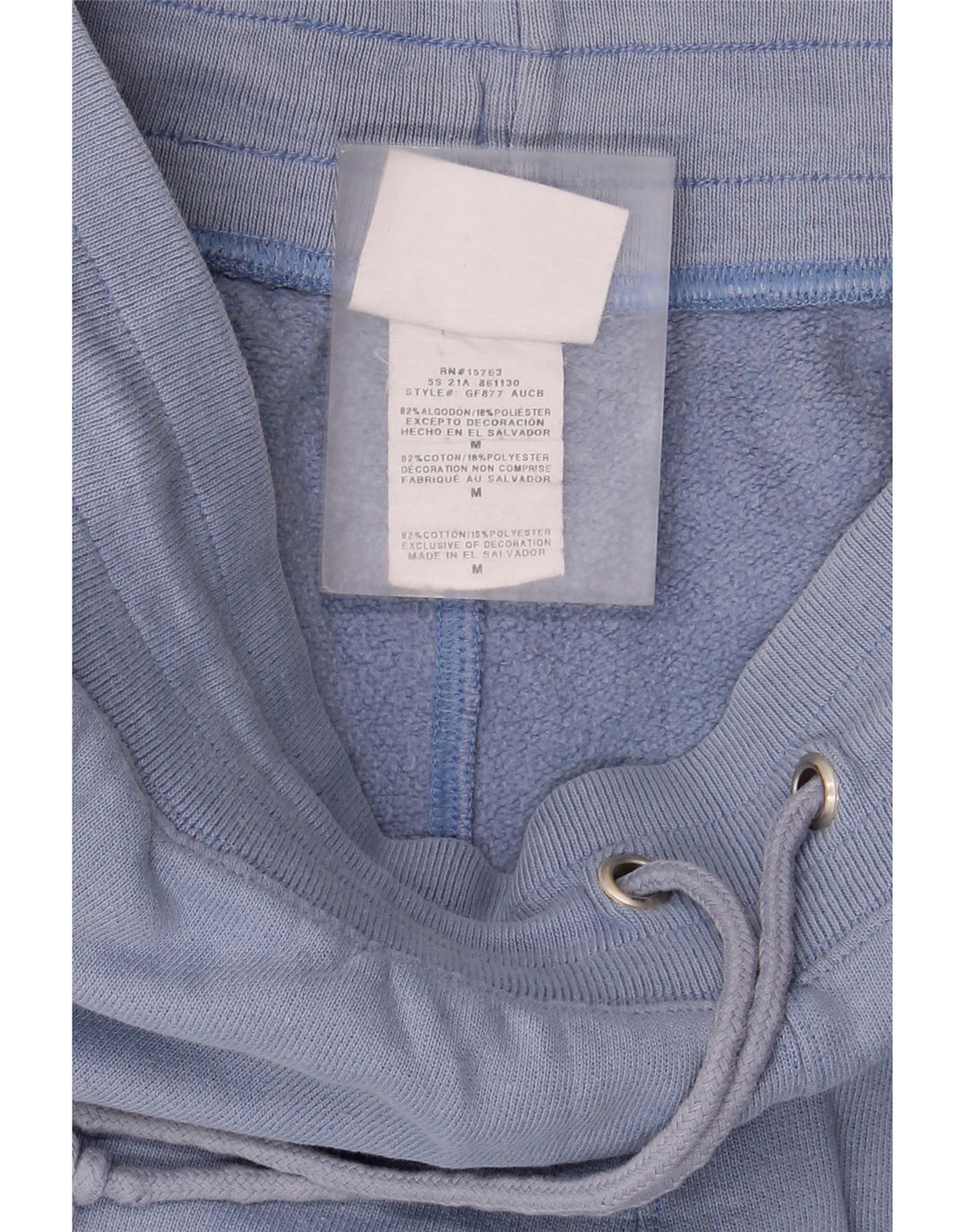 Champion Pantalones De Chándal Joggers De Algodón Azul Medio