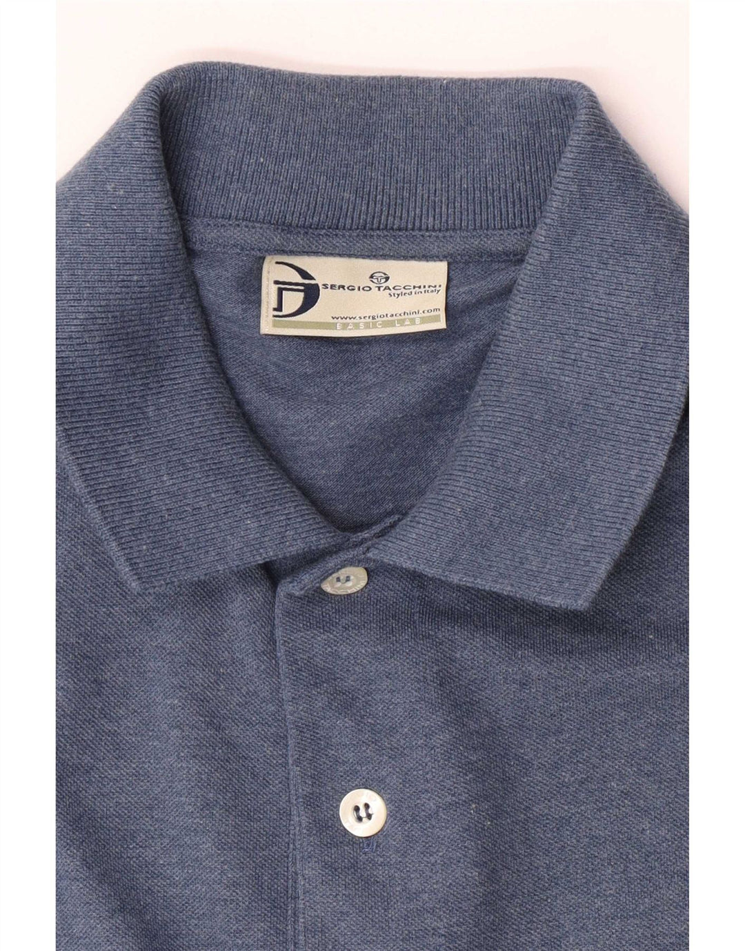 Sergio Tacchini Polo Hombre Azul Marino Medio