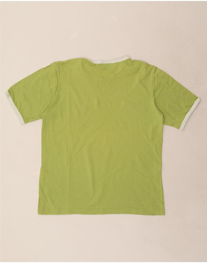 SERGIO TACCHINI Camiseta gráfica para hombre Top grande de algodón verde