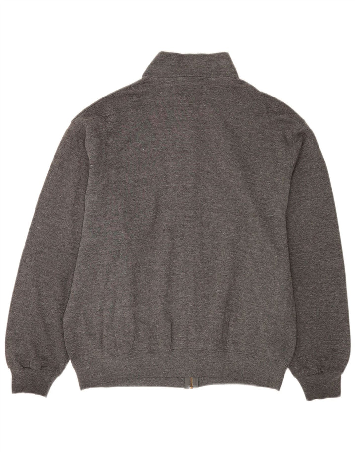 Champion Chaqueta de chándal para hombre de algodón moteado gris grande