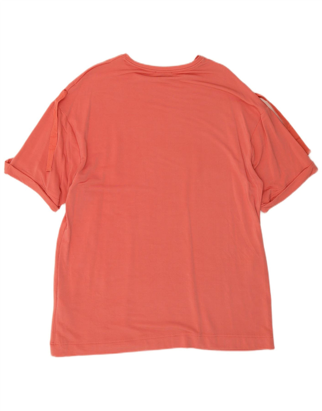 Zara Mujer Túnica Top UK 10 Pequeño Poliéster Rosa