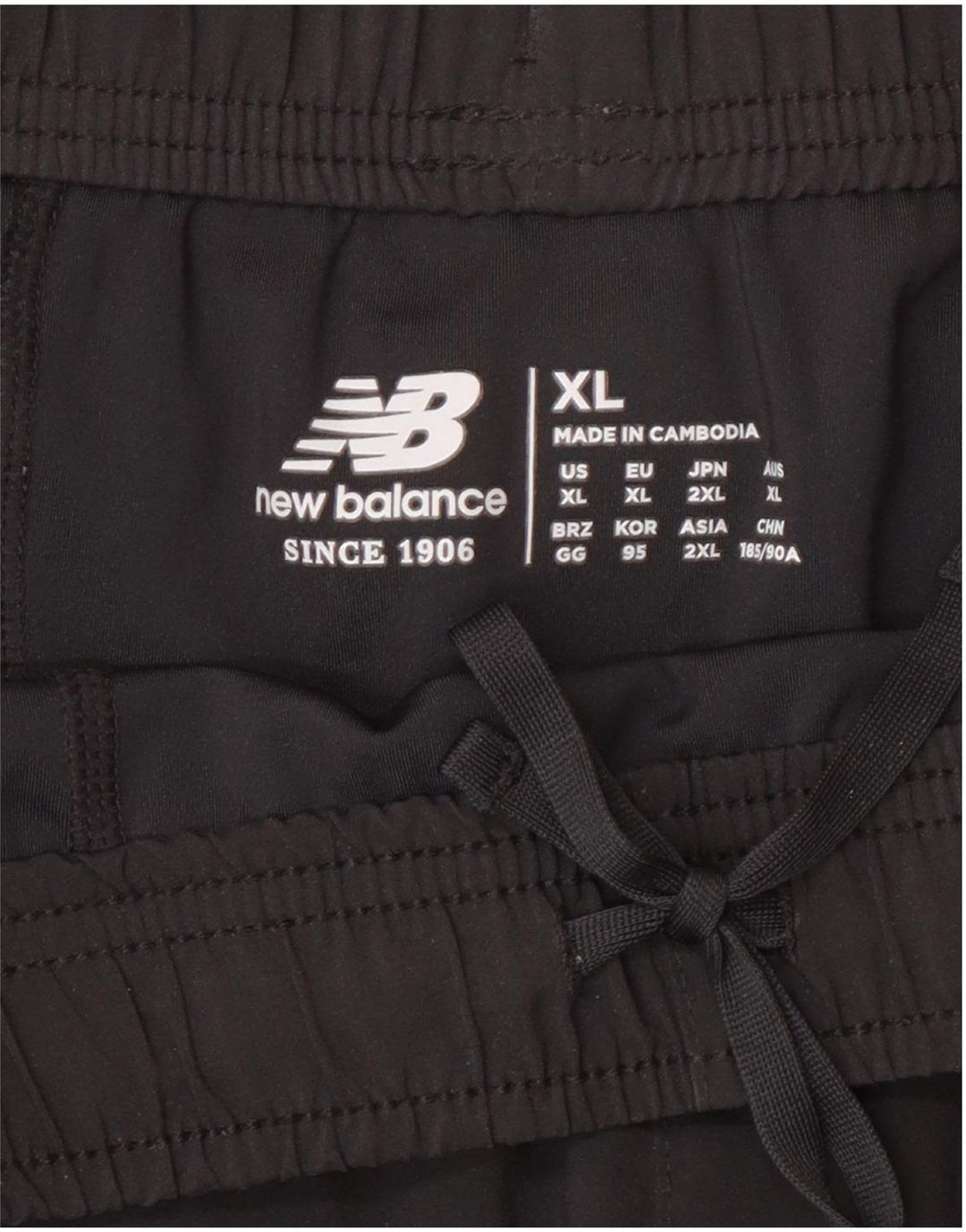 New Balance Hombre Regular Sport Shorts XL Negro