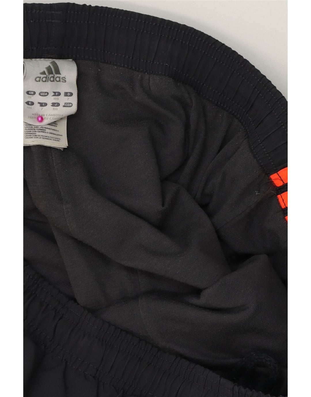 Adidas Hombre Pantalones De Chándal Joggers Grande Negro Poliéster