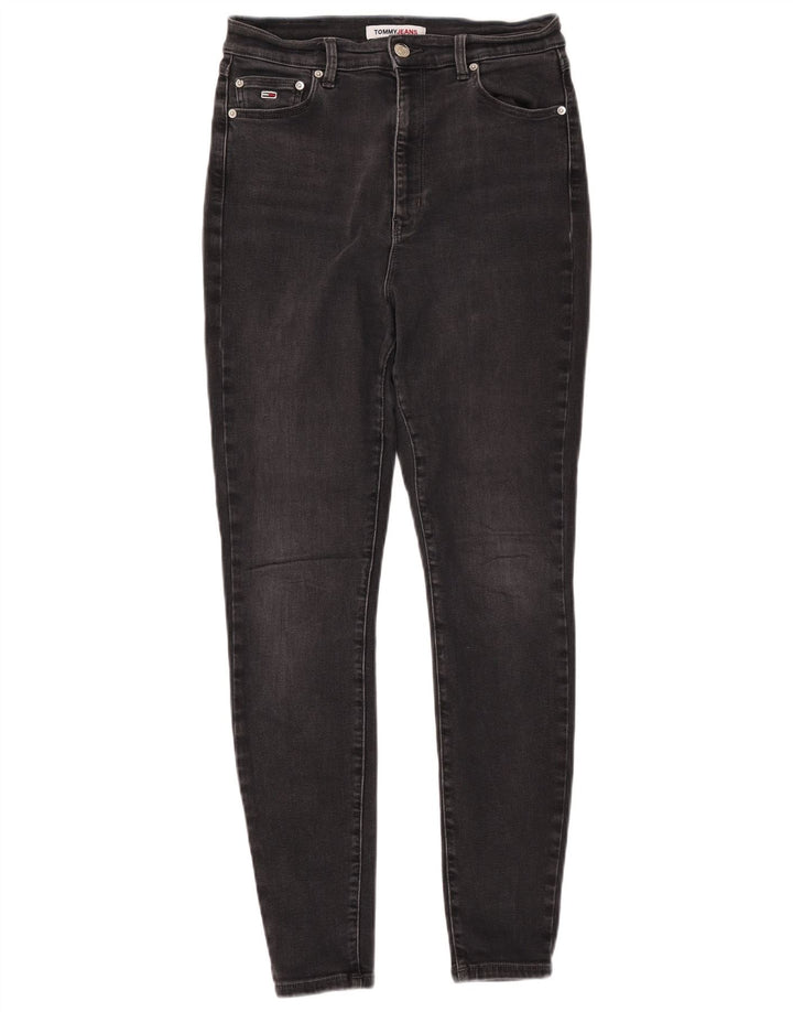 TOMMY HILFIGER Vaqueros súper ajustados Melany de talle alto para mujer W30 L30 Negro
