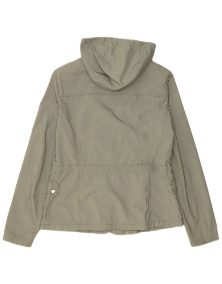 Chaqueta bomber con capucha para mujer Geox UK 12 Poliéster caqui medio