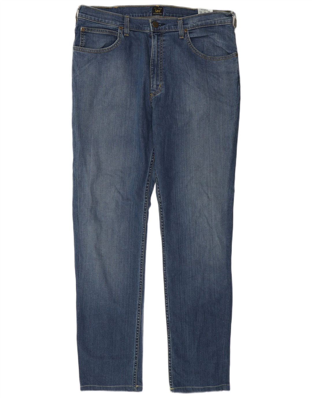 Lee Vaqueros Rectos Brooklyn Para Hombre W36 L32 Algodón Azul