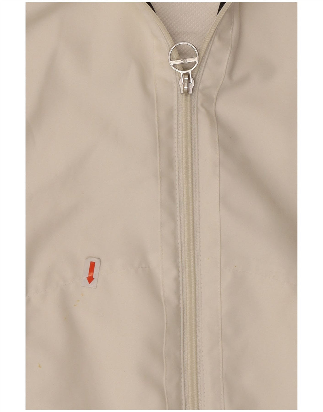 CHAMPION Chaqueta superior de chándal de ajuste fácil para mujer UK 46 Poliéster blanco grande
