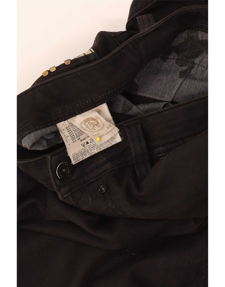 Diesel Vaqueros ajustados para hombre W34 L34 Algodón negro