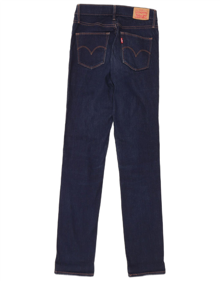Levi's Vaqueros Slim Adelgazantes Mujer W26 L32 Algodón Azul Marino
