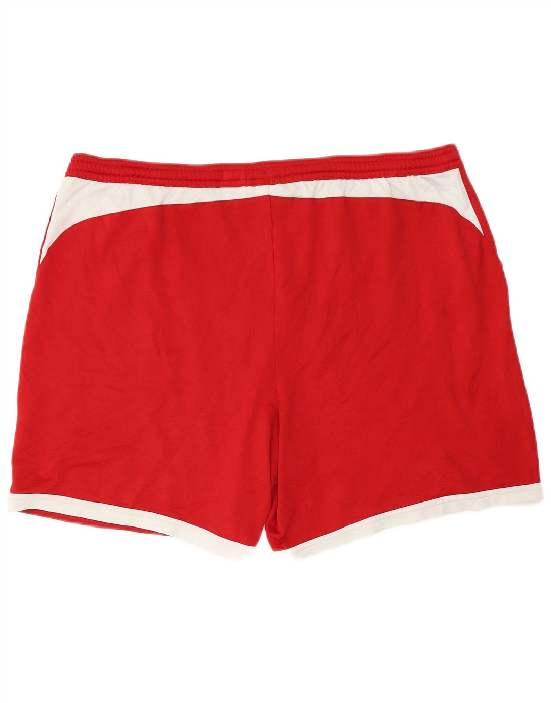 Adidas Mens Climalite Sport Shorts XL Rojo Colorblock Poliéster