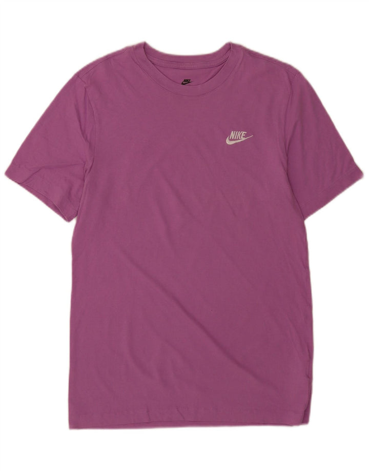 Camiseta Nike Hombre Top Small Morado Algodón