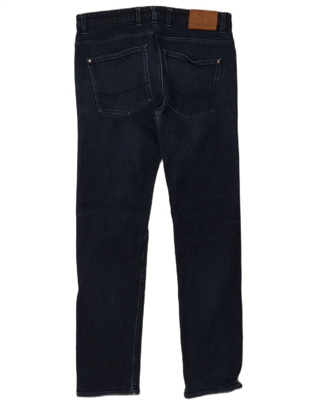 Vaqueros ajustados regulares para hombre de Ted Baker W34 L32 Azul