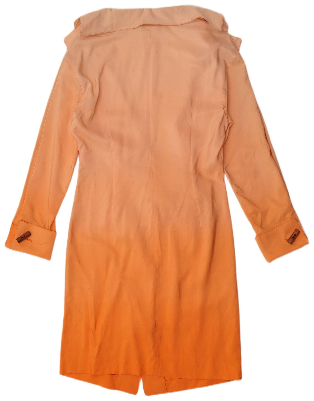 Genny Vestido camisero para mujer US 8 Mediano Naranja