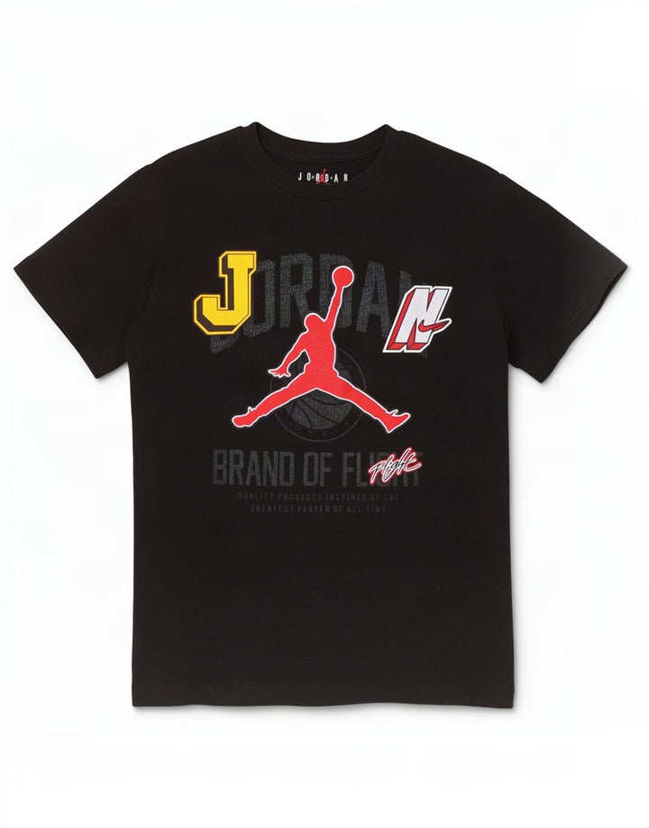 Jordan Camiseta gráfica para niños 10-11 años Mediana Negro Algodón
