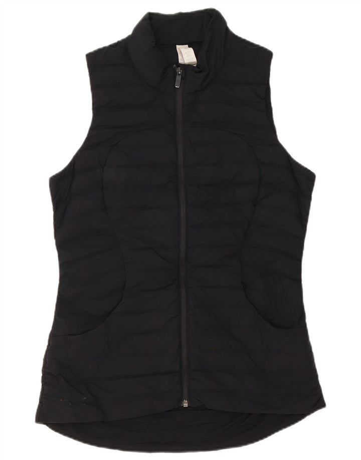 Lululemon Chaleco acolchado para mujer US 6 mediano negro poliéster