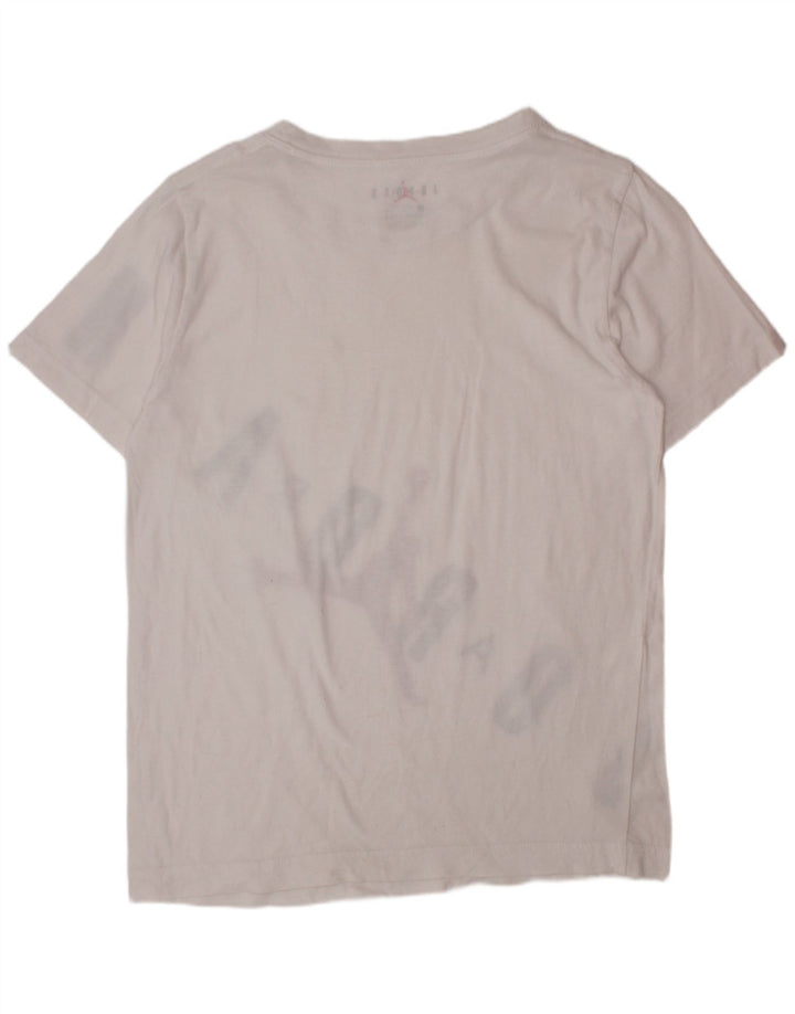 JORDAN Camiseta gráfica para niño 10-11 años Mediana Blanco