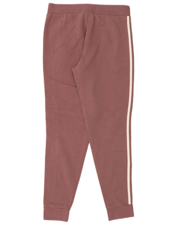 Adidas Pantalones de chándal para mujer Joggers UK 10 Small Pink Cotton