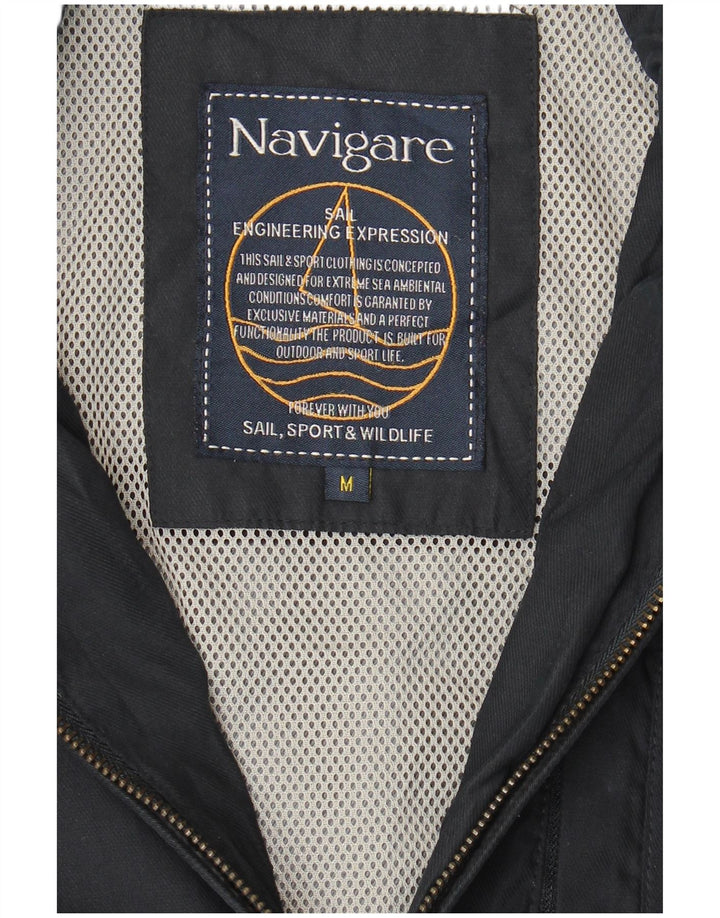 Navigare Chaqueta Bomber para Hombre UK 38 Medium Azul Marino