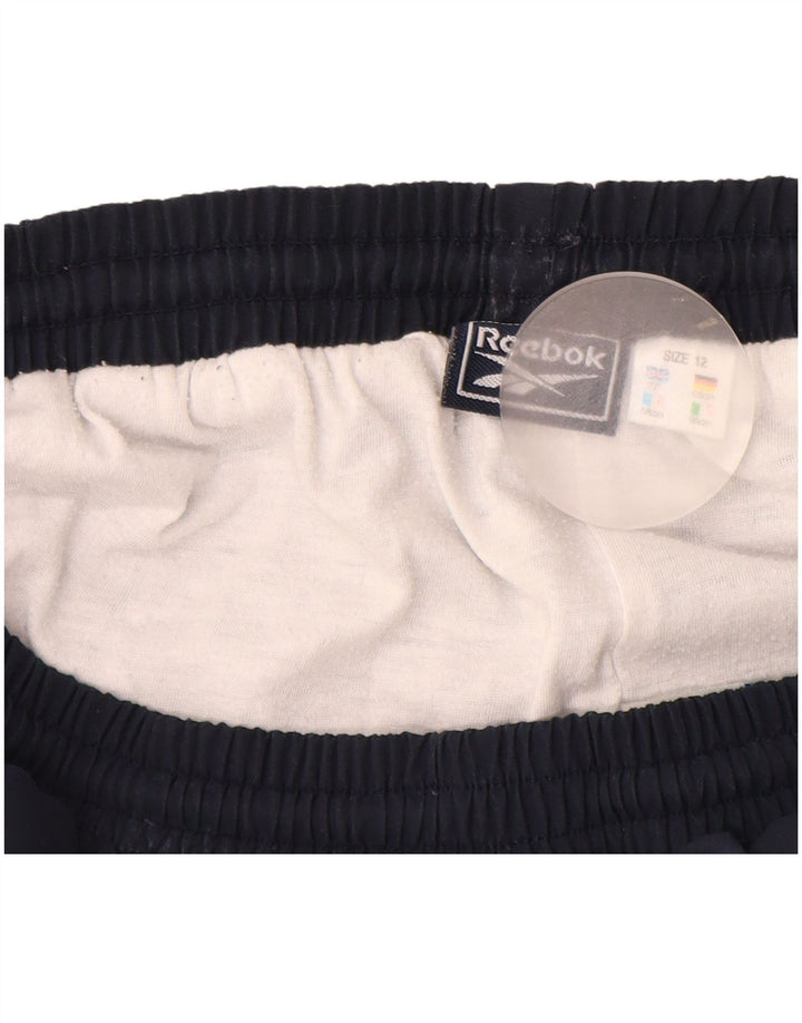 Reebok Pantalones de chándal para mujer Joggers UK 12 Medium Azul marino Poliéster