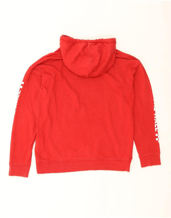 VANS Hombre Graphic Sudadera con capucha Jumper Medium Red Cotton