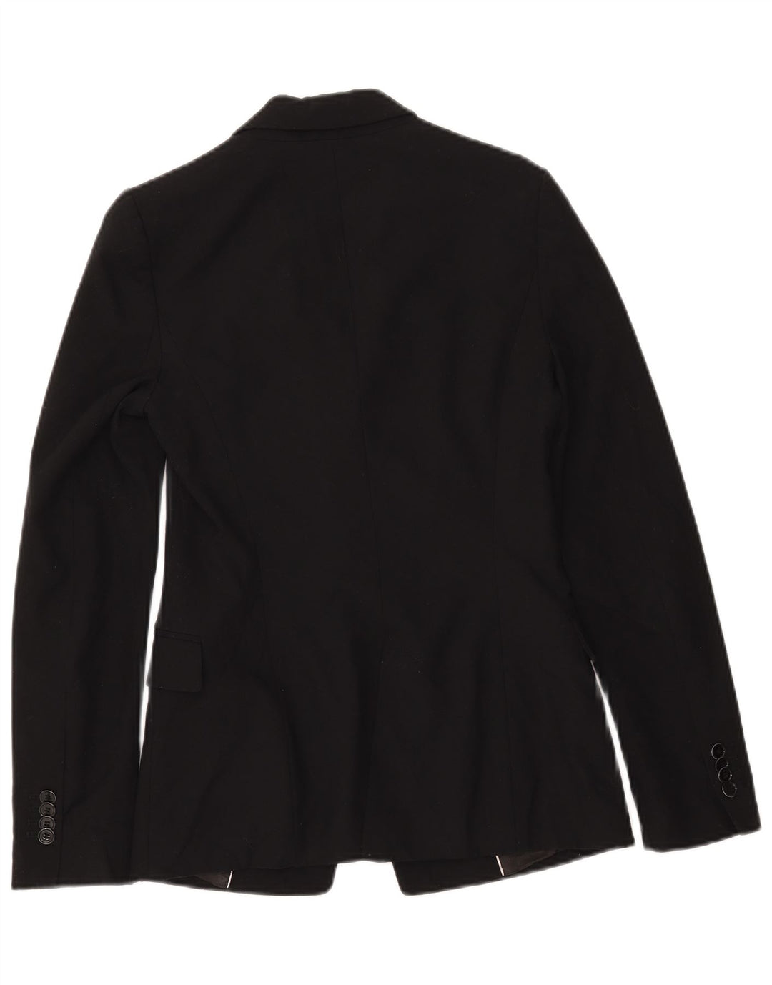 ZARA Chaqueta Blazer De 1 Botón Mujer EU 34 2XS Negro