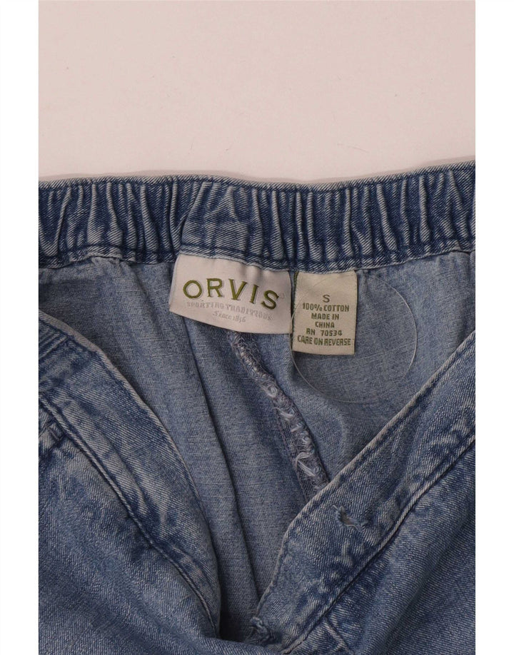 Orvis Jeans Rectos Regulares Para Mujer Pequeños W32 L25 Algodón Azul