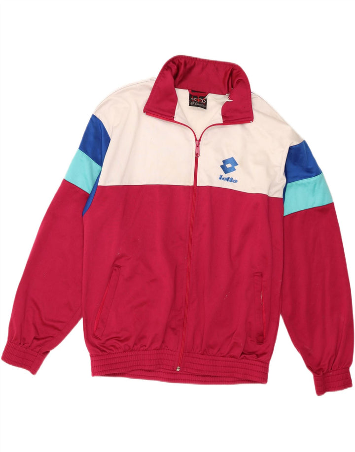 Lotto - Chaqueta de chándal para hombre, color rosa, talla grande