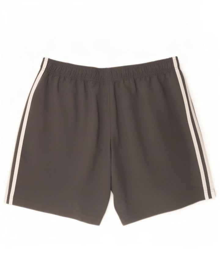 Adidas Pantalones cortos deportivos para hombre XL Gris Poliéster