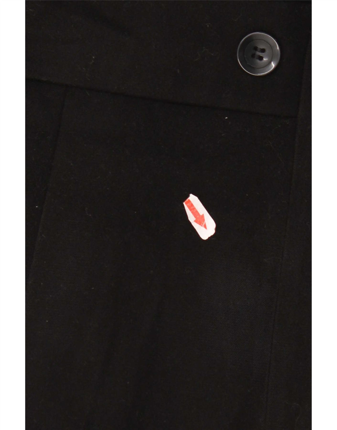 Marks & Spencer Abrigo de corte regular para mujer UK 10 Small Poliéster negro