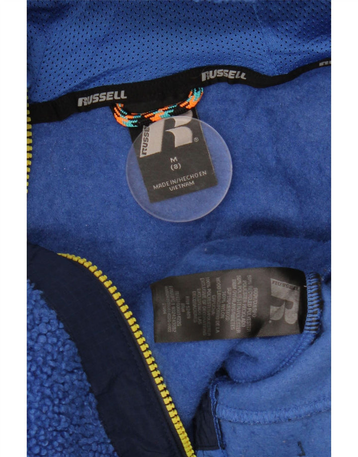 RUSSELL ATHLETIC Chaqueta polar para niño 7-8 años Azul medio Colorblock