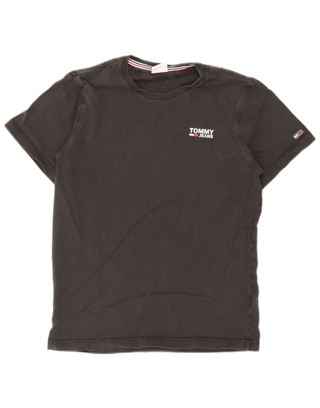 Tommy Hilfiger - Camiseta para hombre, talla pequeña, color negro