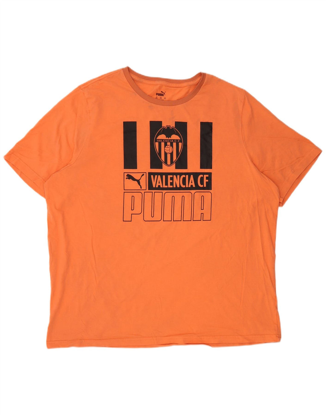 Puma Mens Valencia Graphic Camiseta Top 2XL Naranja